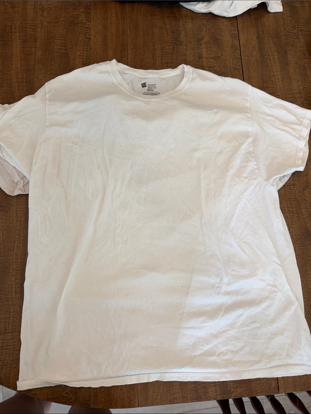 Goodfellow & Co White Crew Neck Short Sleeve Tee